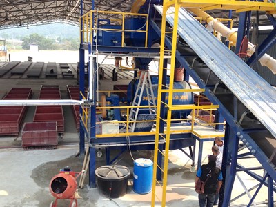 Cellular lightweight concrete plant