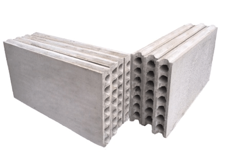 Lightweight Concrete panels with hollow-Core for partition walls construction