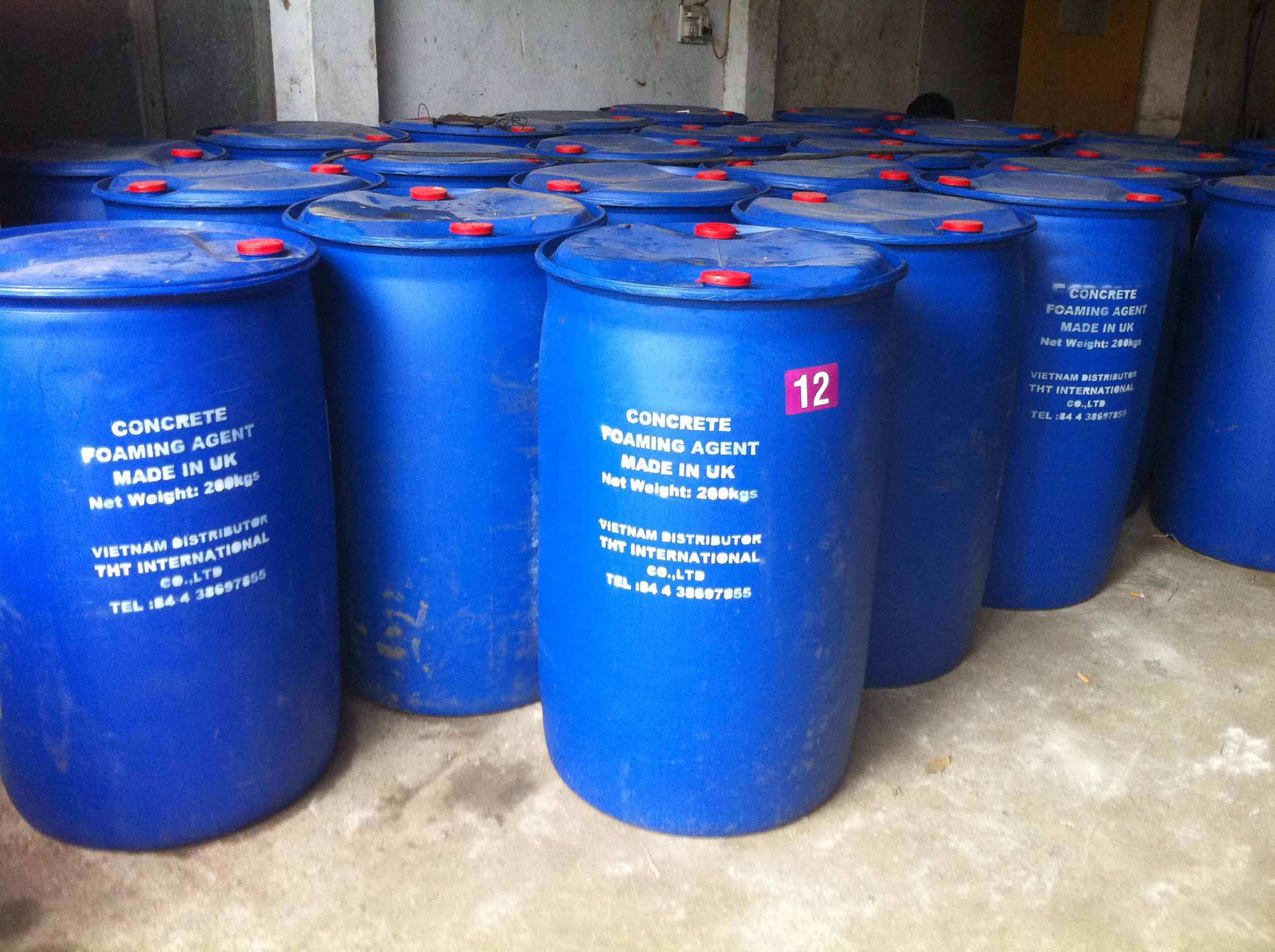 THTFA-3 foaming agent for concrete in 40kg containers