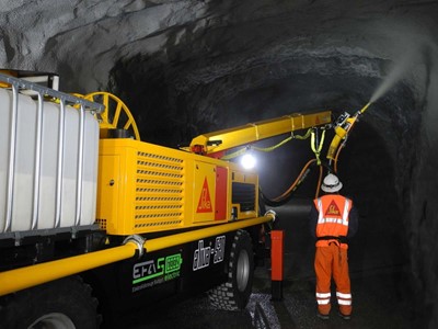 Hệ thống phun vảy bê tông tự hành ALIVA-520