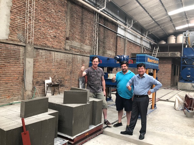 Successful test run of a MasterCut 3 for a production line in Argentina