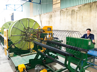 Máy hàn khung thép cho sản xuất ống cống bê tông KN