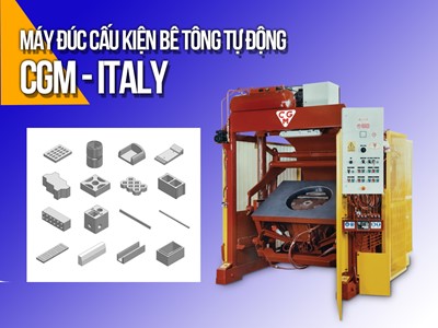 Máy đúc cấu kiện bê tông CGM - Italy
