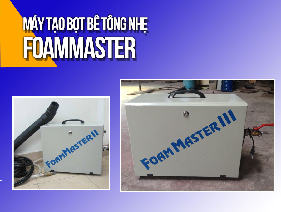Video vận hành máy tạo bọt bê tông nhẹ