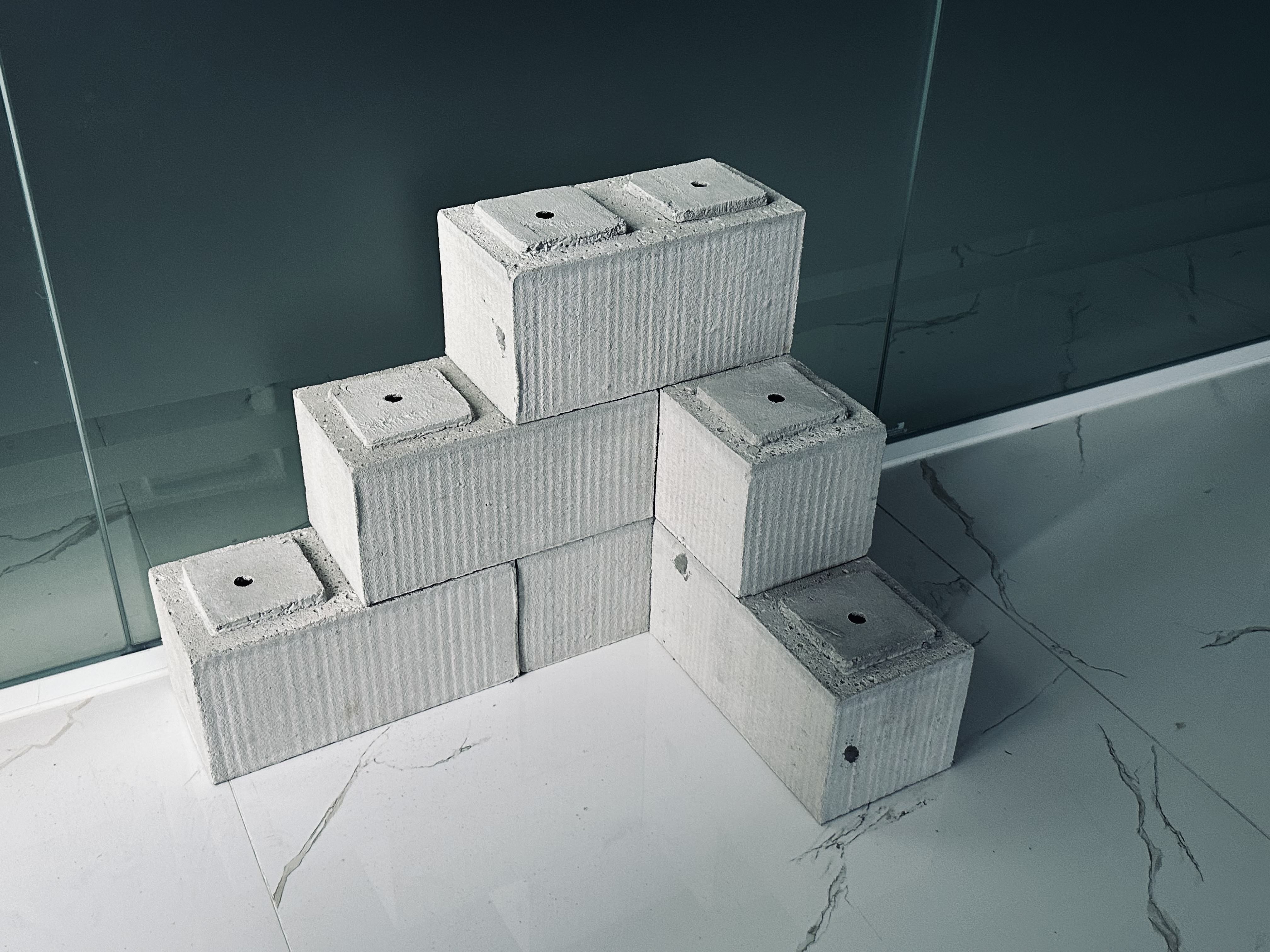 A unique 3-directional locking capability, made possible by its interconnecting design on both the bottom and top sides.
